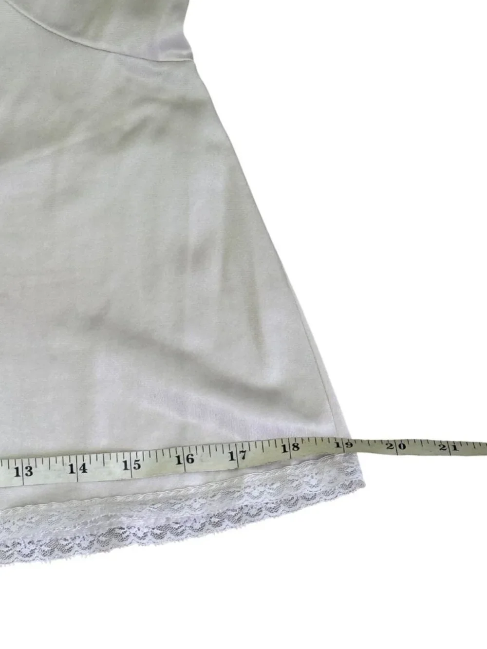Vintage White Lace Trim Camisole Slip Top With Adjustable Straps Womens Small - Picture 16 of 16